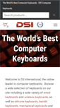 Mobile Screenshot of dsi-keyboards.com